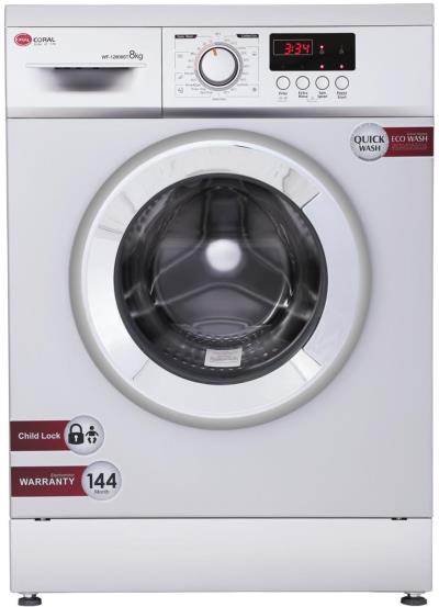 ماشین لباسشویی کرال مدل WF 12898 با ظرفیت 8 کیلوگرم
