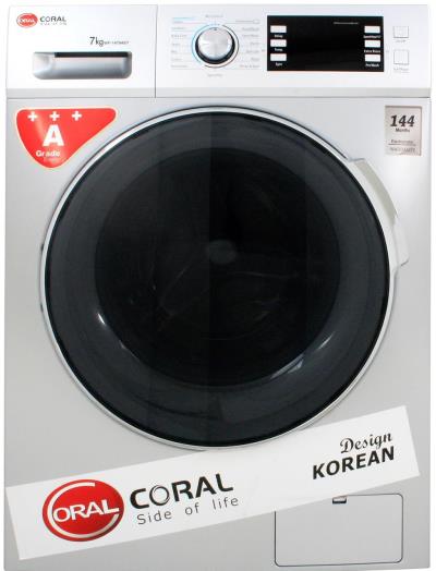 ماشین لباسشویی کرال مدل WF14704 با ظرفیت 7 کیلوگرم