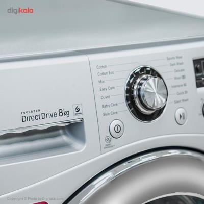 ماشین لباسشویی ال جی مدل WM 384NW با ظرفیت 8 کیلوگرم