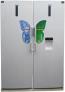 یخچال و فریزر دو قلو تکنو چیف مدل 6065 20F