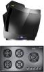 هود و اجاق گاز صفحه ای درخشان مدل فریز G602